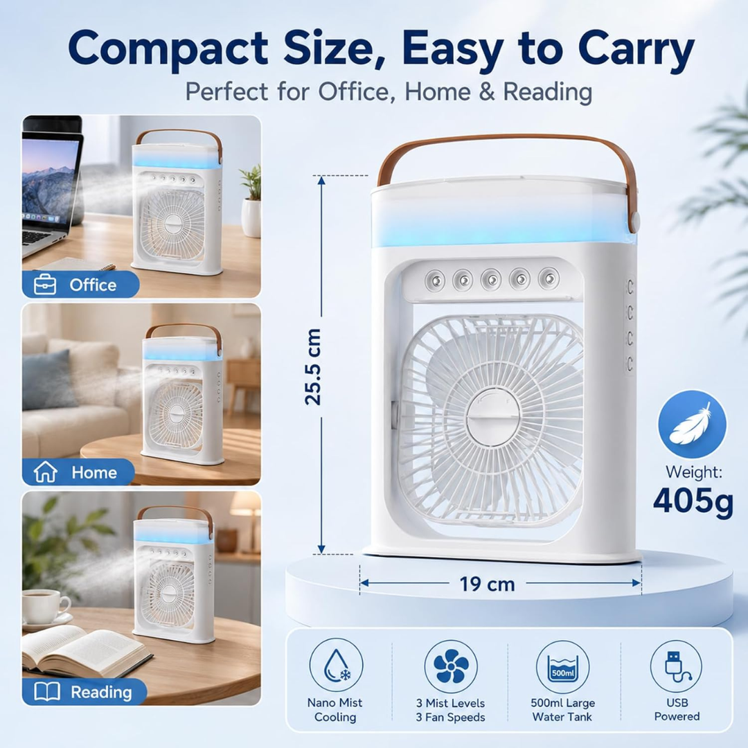 AERVON™ | Climatizador Portátil Inteligente 4 en 1